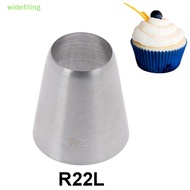 widefiling R22L Round Piping Tip Decorating Nozzle Pastry Tips Fondant Cake Pastry Tool Nice