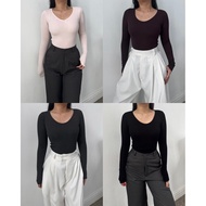 Cassie Top || Women's V-Neck Knit Top