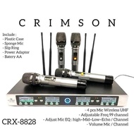 Crimson CRX 8828 Wireless Mic Original Crimson CRX8828 4 Mic