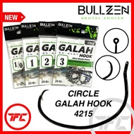 BULLZEN Circle Galah Hook 4215 / 4216 / 4205 / 4206 Mata Udang Prawn Hook Galah Harimau Tiger Maut N