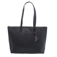 agnes b. Tote Bag black leather Direct from Japan Secondhand