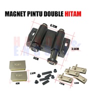 Magnet kaca Singlepush Magnet kaca Double Push Kunci Magnet Lemari Kaca Push Open - Single