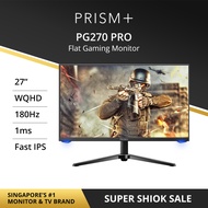 PRISM+ PG270 PRO | 27" Fast IPS 180Hz 1ms WQHD 130% sRGB eSports Grade Adaptive-sync Gaming Monitor [2560 x 1440]