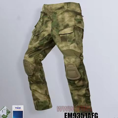 EMERSON G3 Combat Pants Airsoft Tactical Pants with Pad set ( AT-ACS FG )EM7030