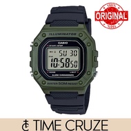 [Time Cruze] Casio W-218H Army Green Resin Sports Men Watch W-218H-3A W-218H-3AVDF W-218H-3