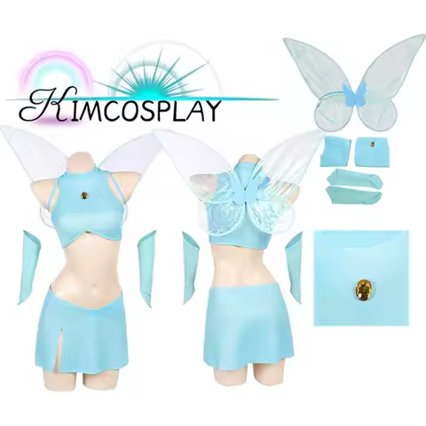 Adult Winx Cartoon Bloom Cosplay Costume Fairy 2025 Club Women Vest Skirt Elf Wing Gloves Outfits Ha