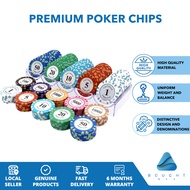 Premium Poker Chip Set Mahjong Chips Texas Holdem Chip Monte Carlo Style Free Case for Every 100 Chips Elevate Your Game