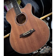 AK Guitar AK-220C Acoustic Guitar 40" Mahogany