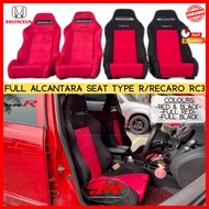 Recaro Seat Full Alcantara RED/TYPE R SR3