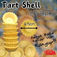 1120 Pcs Tart Shell 4.5cm Flower Shape Shell Tart readymade Tart Shell Cheese Tart Kulit Cheese Tart