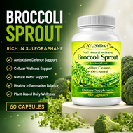 AYUSYDAH Broccoli Sprout Antioxidant Liver Cleanse 100% Natural Dietary Supplement 60 Capsules