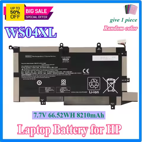 WS04XL Laptop Battery for HP Spectre X360 14-EA 14T-EA000 14-EA0007NA 14-EA0002NI 14-EA0003NS L97352