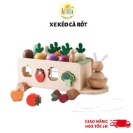 Ahihi Carrot Tractor Toy - Cube Transformation Toy
