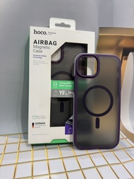 พ้อมส่งในไทย เคสhocoแท้% AIRBAG MagSafe AS5 มีแม่เหล็กในตัว เป็นเคสกันกะแทก งานสวย i15Plus i15Pro i1