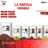 La Kreiva Cookie Crumble Crumb Topping 2.5 KG (Original Packaging)