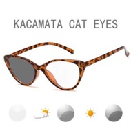 E ( E45) 2 IN 1 CAT EYE PHOTOCROMIC GLASSES / CAT GLASSES (GLASSES ONLY)