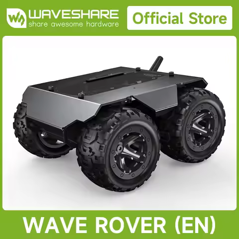 Waveshare WAVE ROVER Flexible And Expandable 4WD Mobile Robot Chassis, Raspberry Pi Car, Full Metal 
