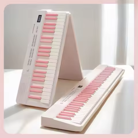 Foldable Musical Keyboard Professional Midi Controller Electronic Piano Music Synthesizer Digital 88