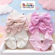 Cartelove - Headband Ribbon Set Socks Color POLOS Balloonku Udayana/ Balloonku Babyshop Official