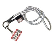 -重新上架- SCANFC NFC灰色反光彈力機能手機繩 (HKG紅色牌)