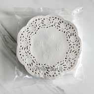 White Paper Doilies 4.5" Round Paper Doilies
