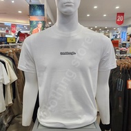BOMBBOOGIE kaos pria lengan pendek putih 12F83B4WT