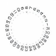 CALENDAR DATE DISC COMPATIBLE WITH ROLEX DATEJUST 16200 16233 116610 MOVEMENT 3135/3155 WHIT