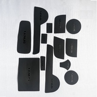 แผ่นรองกันลื่นสำหรับประตู Lexus ES200 NX RX300 NX260 350H UX CT แผ่นรองแก้วน้ำ กันลื่น แผ่นรองสำหรับ