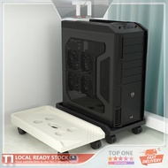 T1 360 Rotating Computer Case Holder CPU Stand PC Base Trolley With Wheels