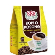 888 KOPI O KOSONG 10G x 20s / 8s (Exp: 03/2028)