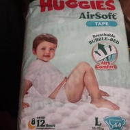 HUGGIES AIR SOFT TAPE L