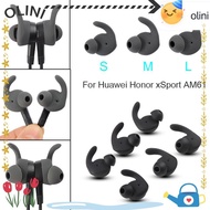 OLINI 3Pairs S/M/L Ear Tips Protector Anti Falling Earphone Replacement Soft Protective Caps for Hua