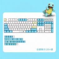 Pikachu Pokemon PBT Mechanical Keyboard Keycaps 108 OEM Customizable Yellow 87 104 Compatible with I