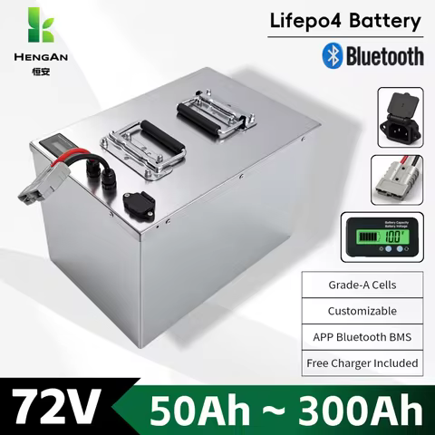 Lithium Battery 72V 50Ah 70Ah 100Ah 150Ah 200Ah 250Ah 300Ah Lifepo4 Lithium Battery for Pallet Jacks