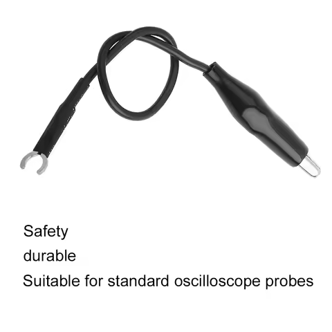 Oscilloscope Probe Ground Wire Cable with Clip Oscilloscope Accessories Oscilloscope Probe Ground