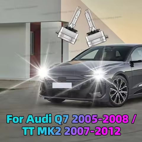2Pcs HID Head Lamps 6000K 8000K 10000K HID Xenon Bulbs 35W D1S Headlight DC 12V For Audi Q7 2005-200