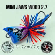 Boytep mini Jaws Wood 2.7cm 7g jump frog made in Thailand🇹🇭