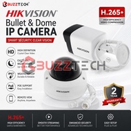 BuzzTech ORIGINAL HIKVISION 2MP / 4MP / 5MP / 6MP EXIR Fixed Network Camera PoE Support IP Camera Wi