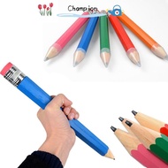 CHAMPIONO Giant Pencil Wooden Fun Gift Novelty Toy Performance Prop Huge Pencil