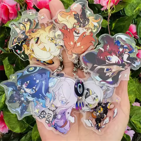 Game Genshin Impact Iansan Xilonen Citlali Chasca Mavuika Cosplay Costume Keychain Acrylic Key Chain