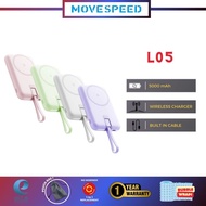 [B1F1] MOVESPEED L05 5000mAh 22.5W magnetic lightweight rotatable with Type C cable Power Bank