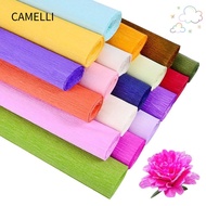 CAMELLI Flower Wrapping Bouquet Paper, Thickened wrinkled paper DIY Crepe Paper, Handmade flowers Pr