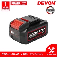 DEVON 5150-Li-20-40 Lithium-Ion Battery 20V 4.0Ah