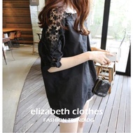 Summer Korean Version Half-Sleeved Shirt Half-Sleeved Lace T-Shirt Women Large Size Top