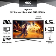 AOC CQ32G4 31.5" 180Hz QHD Gaming Monitor with Adaptive Sync, HDR10
