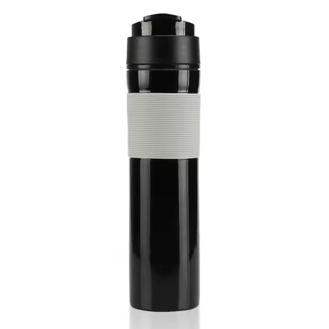 Coffee Press Bottle Portable Mug Tea Coffee Bottle Coffee Brewer Travel Coffee Filter Bottle Hand Pr