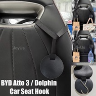 BYD Atto 3 Dolphin Car Seat Hook PU Leather Car Seat Hanger Hook