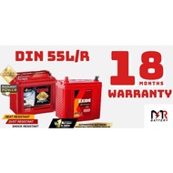 (Installation Provided) EXIDE DIN55L/R | CAR BATTERY BATERI KERATA