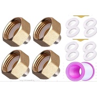 Set 2 Points/Tube 4 Atomizing Joints Internal Thread Water Purifier Joints Garden Copper Joints/7 To