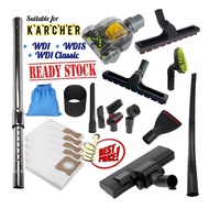 Suitable For Karcher WD1 Classic MV1 WD1S Vacuum Cleaner Brush Head Nozzle Extension Tube Hose Paip 